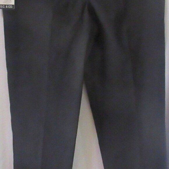 S. C. & CO. Tummy Control Womans Size 12 Black Slacks, NWT  B333-15 - Picture 2 of 6